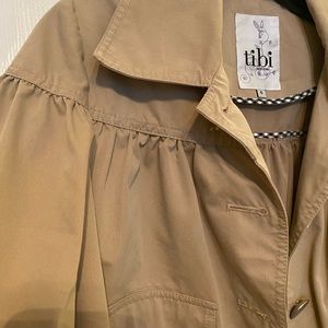 Tibi Cropped Raincoat Size 6
